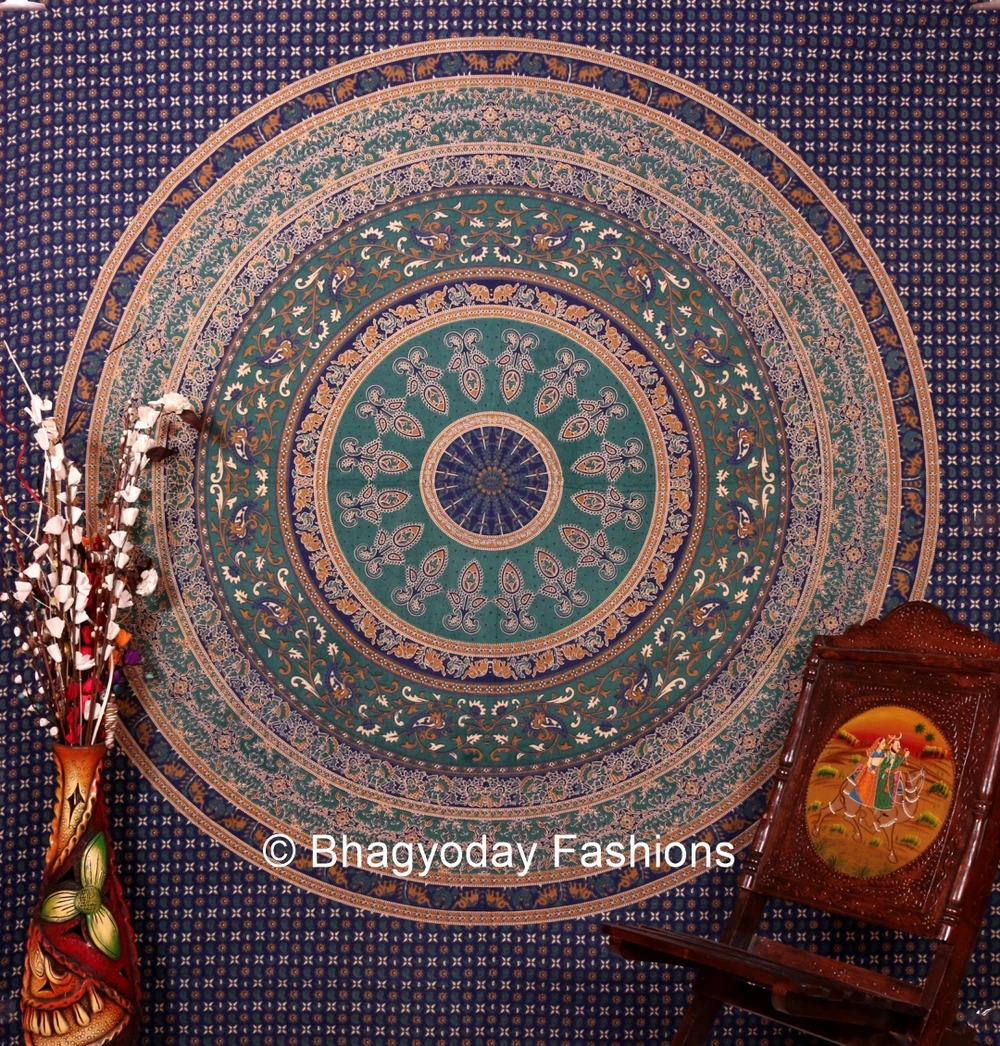 Indian Tapestry Wall Hanging mandala indian tapestry wall hangings throw cotton fabric bedcover Indian Tapestry Wall Hanging mandala indian tapestry wall hangings throw cotton fabric bedcover