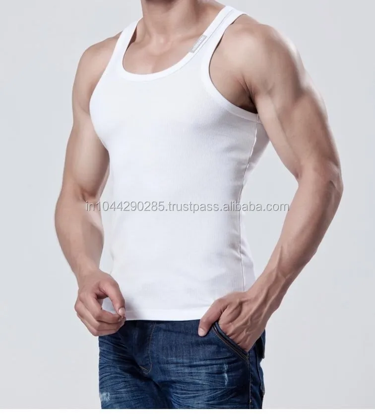 Mens Inner Vest Fashionable - Buy Mens Inner Vest Fashionable,White ...