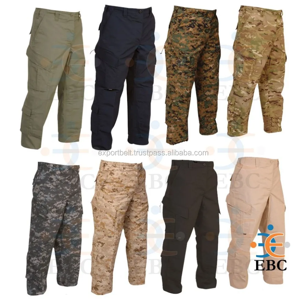 black army combat trousers