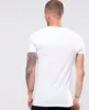 Long line Muscle T-Shirt With Side Zips In White men t shirt plain t shirt/Guangzhou garment factory