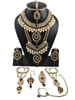 Bridal Necklace Set Indian Wedding Jewellery Maroon Green Kundan Bridal Necklace Set Indian Wedding Jewellery Maroon Green Kundan Traditional Bride Gift For Her Bns6780