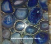 Blue Natural Stone Agate Wall Tile
