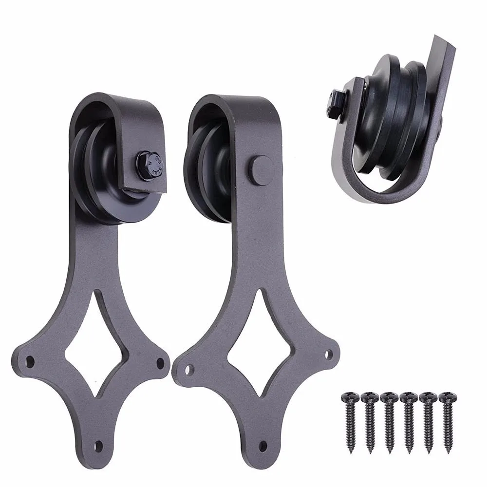 Black Steel Eruo Country Style Barn Patio Sliding Door Runners Buy