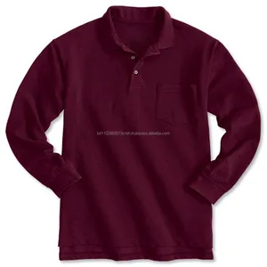 Boys Long Sleeve Polo Shirt, 100% Ctn, Pique, 180 Gsm Boys Long Sleeve Polo Shirt, 100% Ctn, Pique, 180 Gsm
