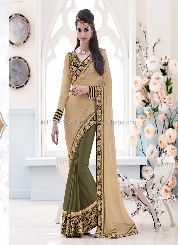 Awesome Lehenga Saree For Bridal Party Wear Lehenga Saree