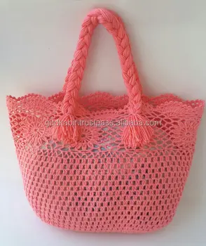 crochet bag material