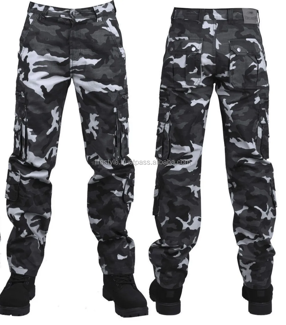 dark camo jeans