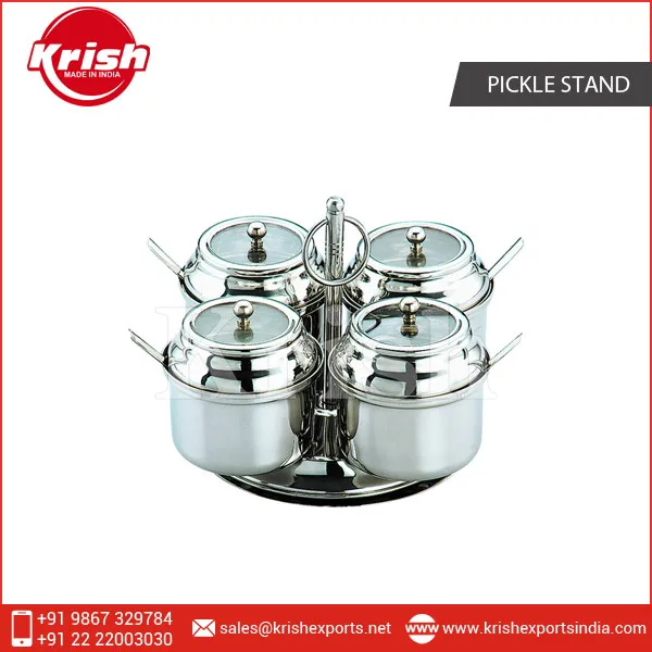 Stainless Steel Pickle Set With 2,3 And 4 Cups Available For Sale - Buy