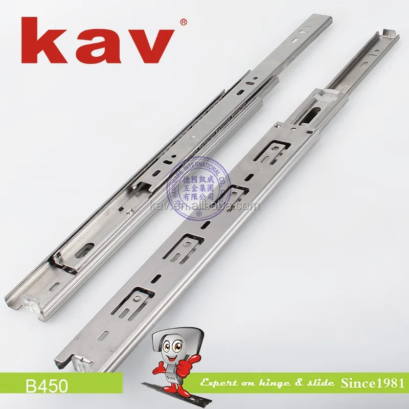 Furniture Kitchen Tracks For Drawers Stainless Steel Telescopic