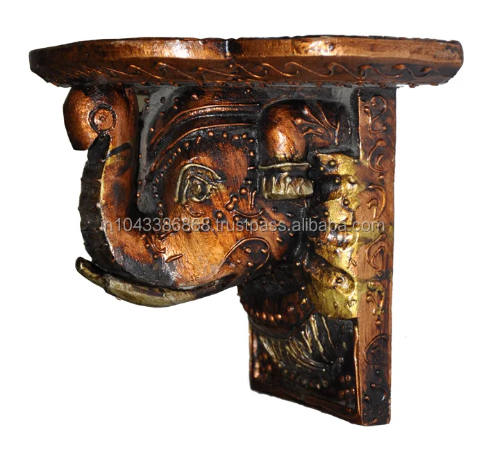 Indian Vintage Home Decorative Fl Design Wooden Hand Carved Wall Indian Vintage Home Decorative Fl Design Wooden Hand Carved Wall Shelf Hanging