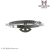 Evil Eye Ring Ruby and Chrome Diopside Gemstone Ring Handmade 925 Sterling Silver Jewelry Supplier