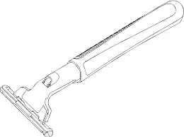 Plastic handle twin blade disposable razor LY-1284-OEM