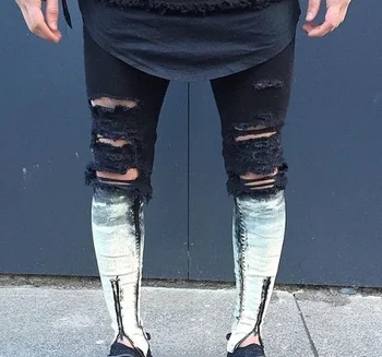 black skinny zipper jeans