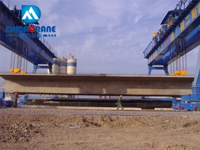 450t bridge girder lifting gantry cranes in Beam Yard