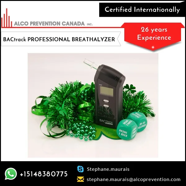 Standard Quality Battery Operated S80 Professional Breathalyzer For