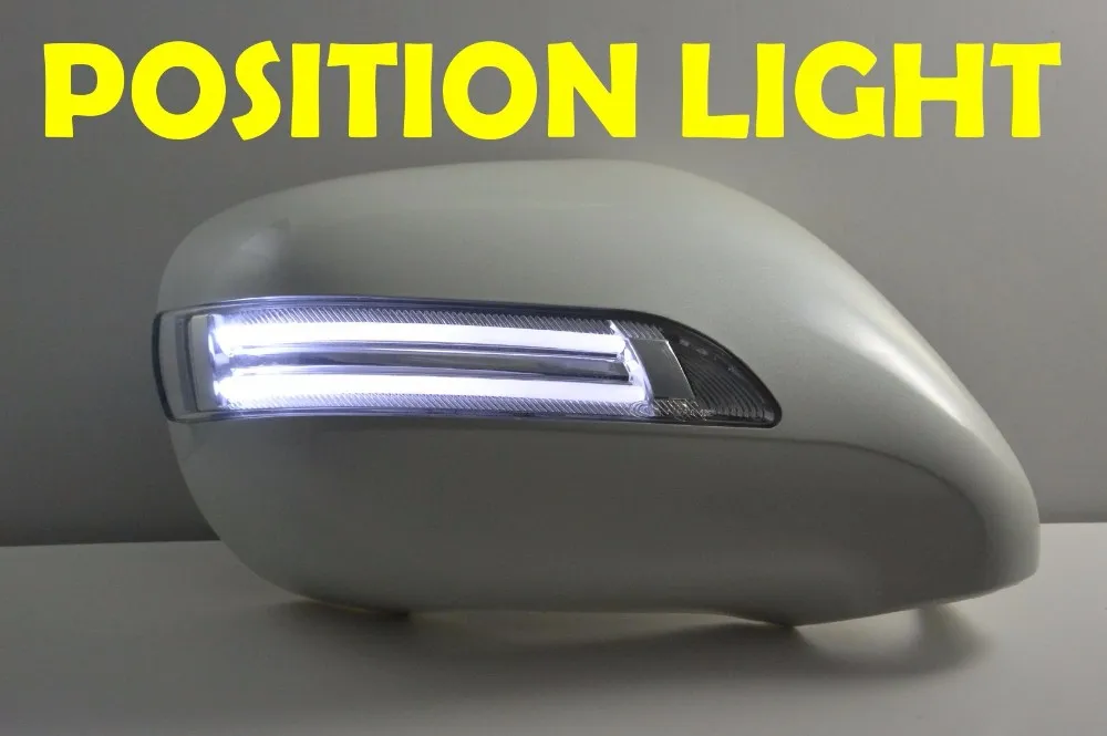 Car Body Led Door Side Rear Mirror Cover For Lexus Is350/ Isf/is250