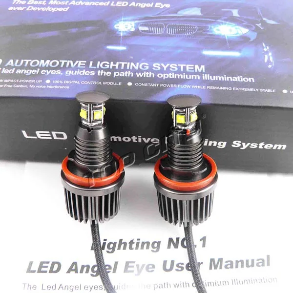 TOPCITY Best Selling Power Bright 7000K White Canbus 1200LM 4PCS*XTE 40W Led Marker Angel Eye H8 Bulbs For BMW E92 E87 E90 X3 X5