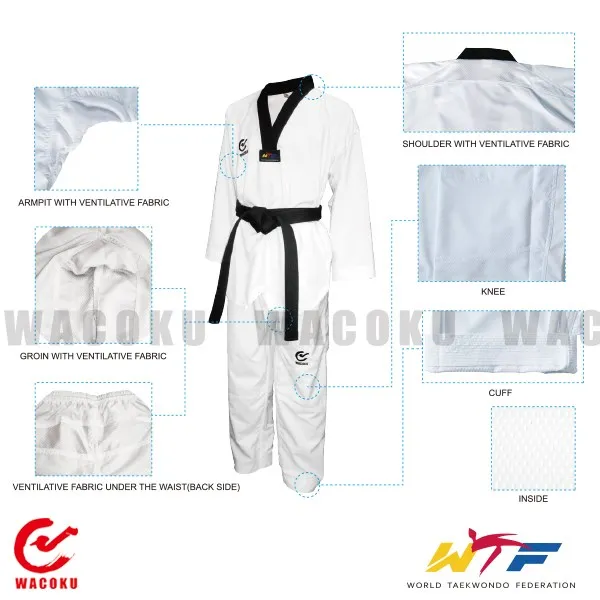 Wtf Approved Diamond Line Light Weight Taekwondo Uniform/ Wtf Approved ...