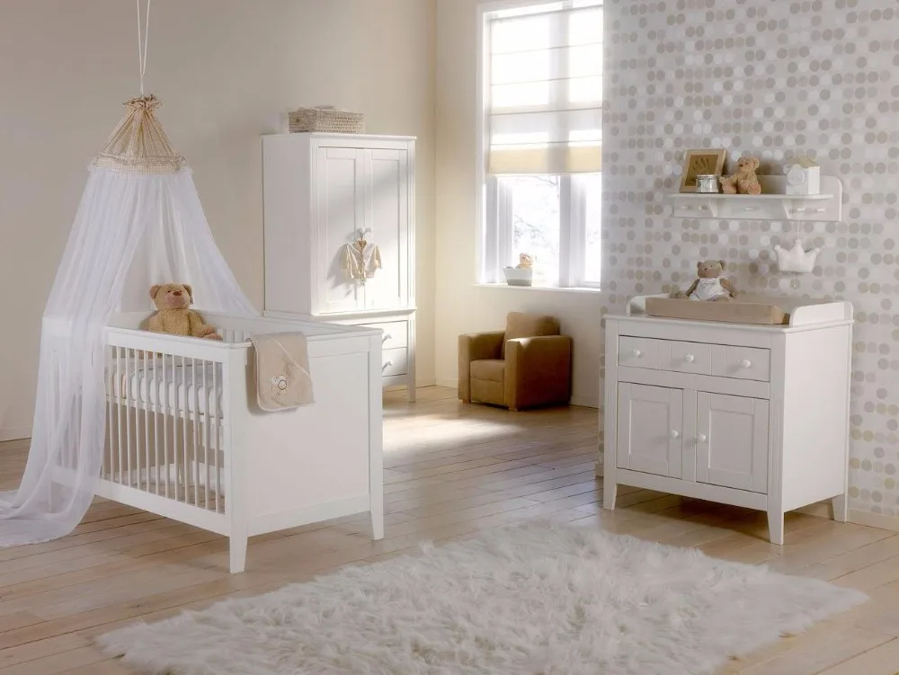 White Cribs Set / Best Quality Comfortable Baby Cribs / Baby Cribs