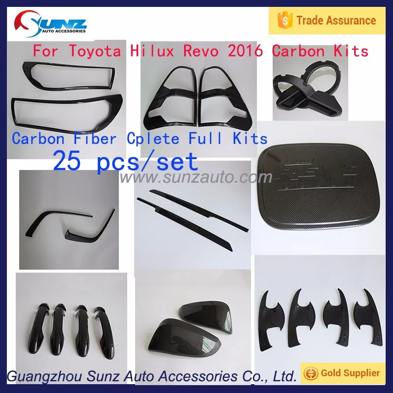 Carbon Fiber Complete Full Kits For Hilux Revo 2016 Complete Full Kits