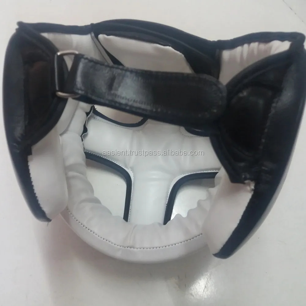 Cowhide Leather Boxing Mma Protector Headgear Fighting Head Guard Buy