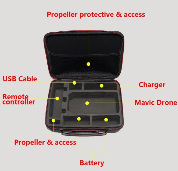 DJI Mavic Pro backpack bag Portable Handheld Suitcase Storage Drone nike Carrying Case for DJI MAVIC PRO