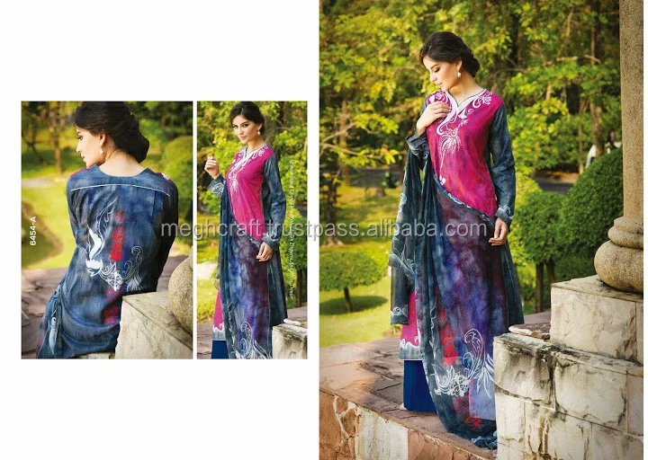 AVC VINTAGE VOL-4 GLACE COTTON PAKISTANI DRESS MATERIALS CATALOGUE ...