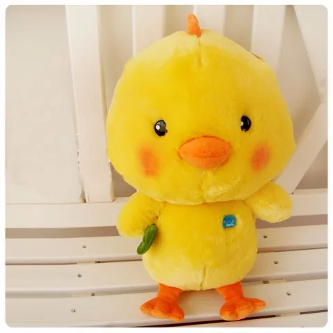 yellow chicken plush toy