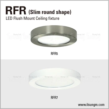 6 Round Disk Light With Decorative Metal Ring Buy Ceiling