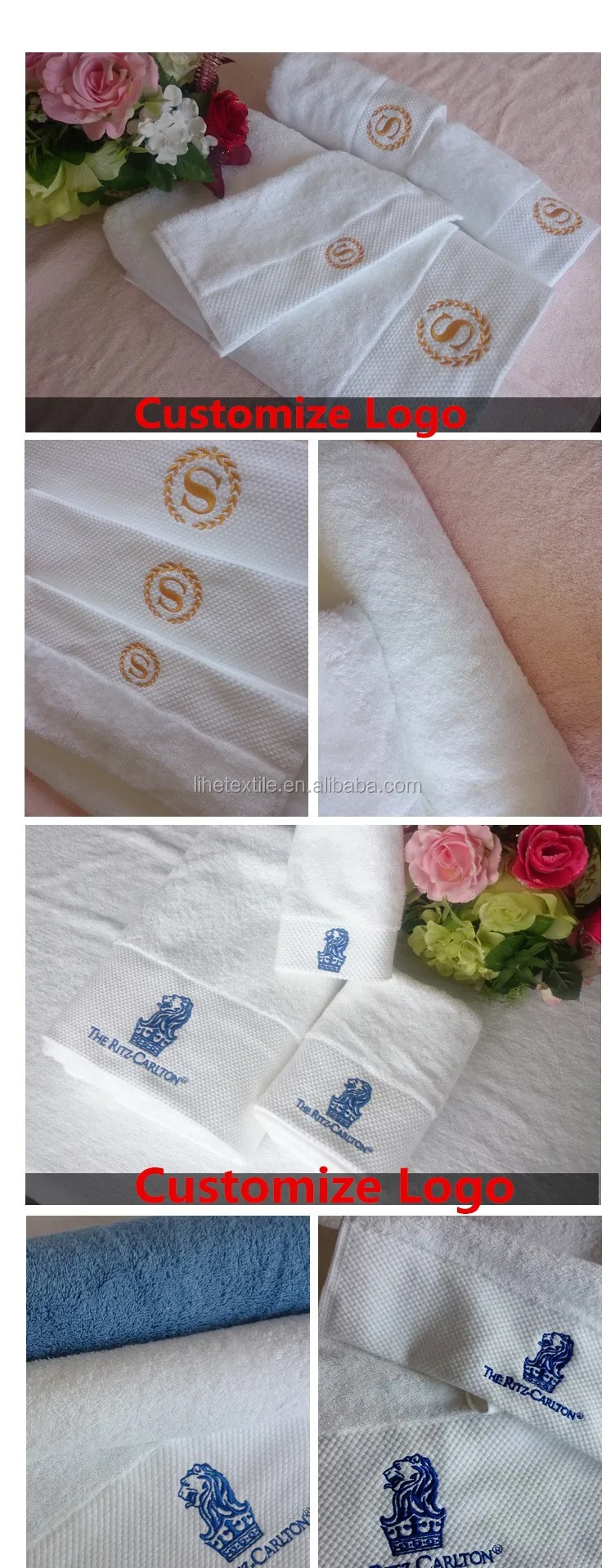 Cheap Promotional Wholesale Custom Logo Cotton Face Bath Towel Hotel