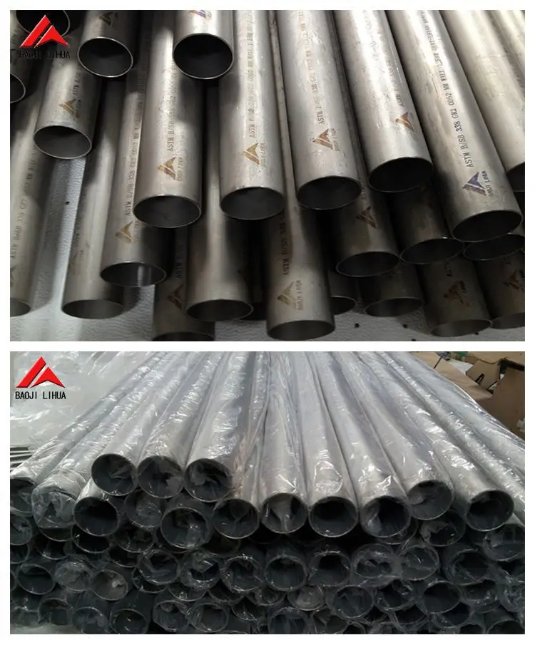 Titanium Exhaust Pipes Gr2 WT 1/1.2mm 38mm/57mm/63mm/76mm/89mm/102mm