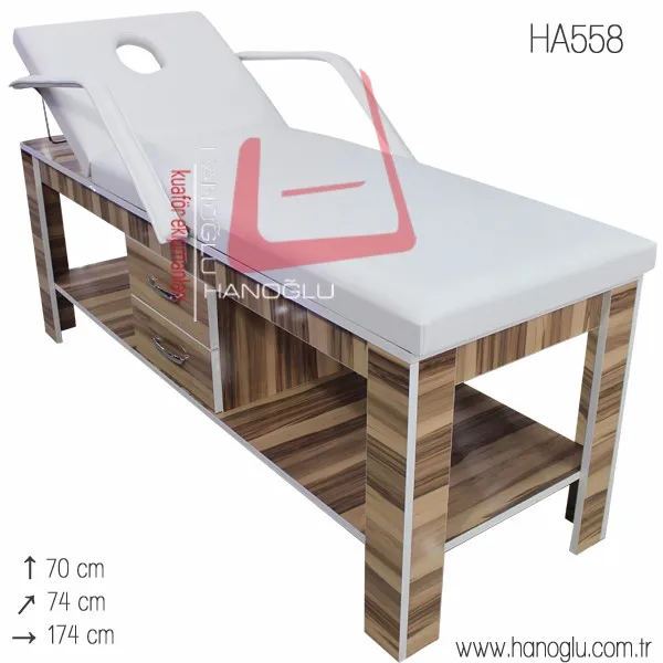 White Massage Wax Beauty Bed For Hair Salon Beauty Salon