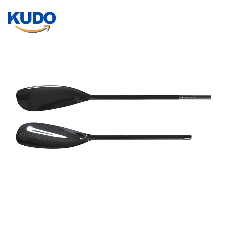 Full Carbon Fiber 2 Pieces Adjustable Wing Kayak Paddle With Oval Shaft