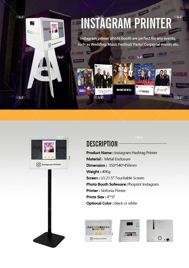 instant photo printer for events