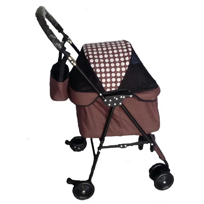 3 Colors High Quality 4 Wheels Oxford Travel Dog Pet Stroller Under