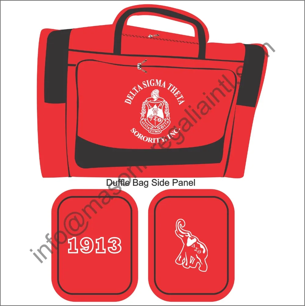 delta sigma theta duffle bag