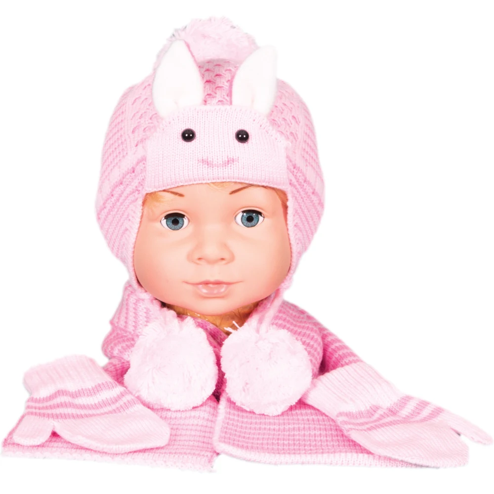 baby winter hat and gloves