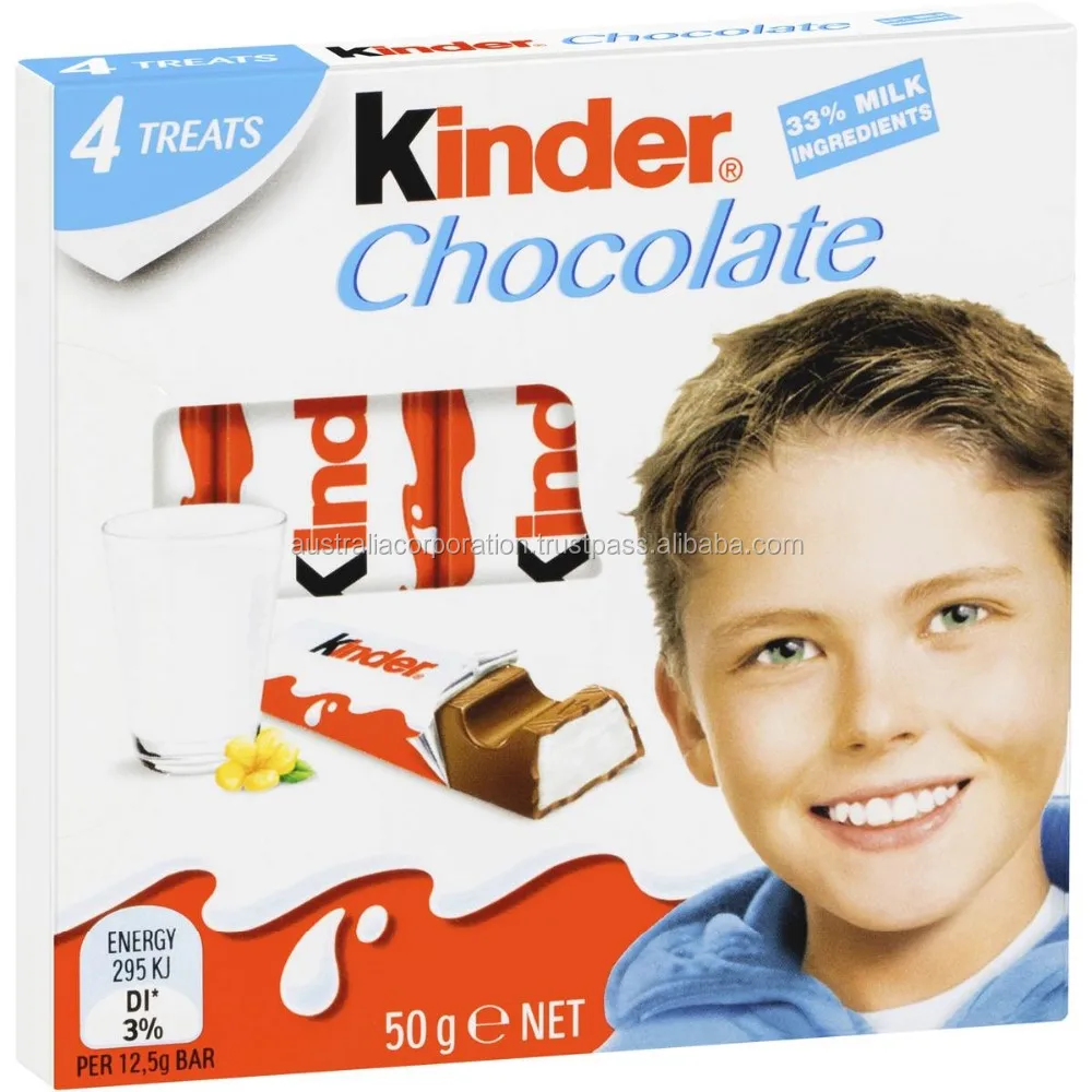 Kinder Chocolate Little Ones 4 Pk 50g Milk Chocolate Buy 33 Milk
