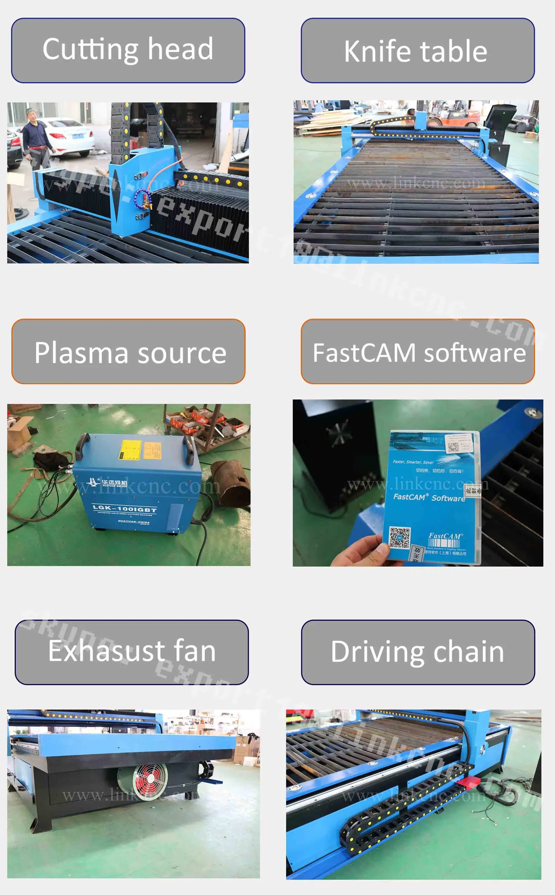 1500*3000mm blade table cnc plasma cutting machine with torch height controller