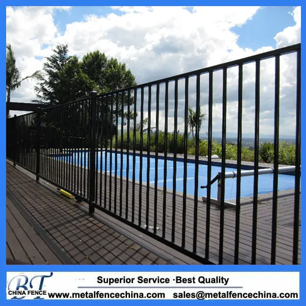 2 Rail Flat Top Aluminum Swimming Pool Fence Panel Buy