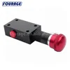 Racing Car Aluminum 1/8 In-out Push a Lock epetition of Releaase Knob Type for Parking Lock Valve