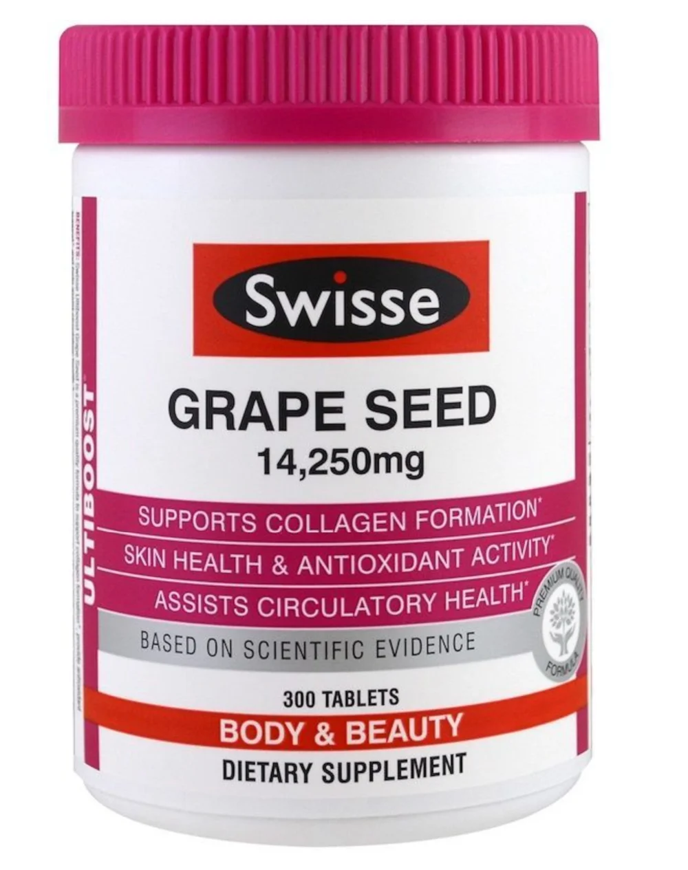 swisse-ultiboost,葡萄籽,14,250 mg,300 片