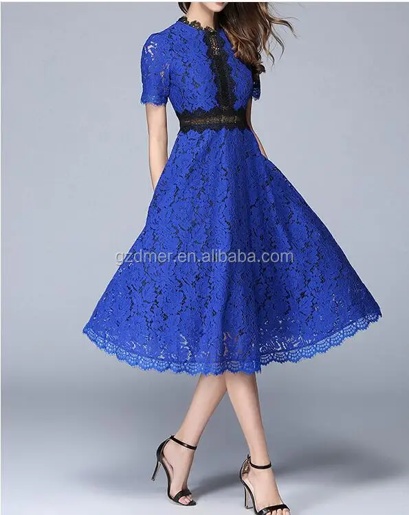 classic royal blue dress