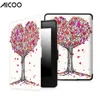 AICOO Print Leather Case Wallet Card Slot Flip Stand Skin Protector with Sleep-Awake Function Shockproof Slim for Kindle Fire 7