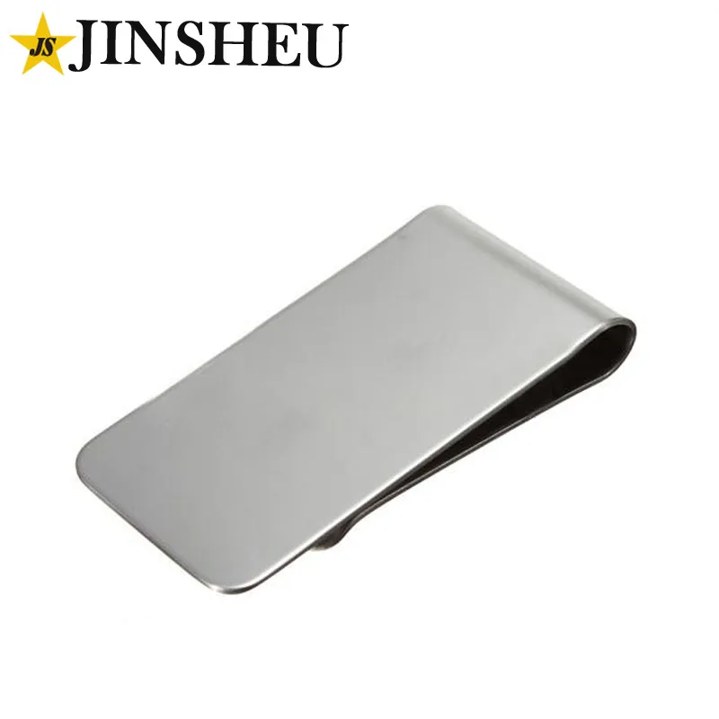 Оптовая продажа фирменный логотип на заказ из нержавеющей стали металлический зажим для денег