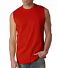 OEM Service Men's Performance Mesh Muscle tank tops gym Sleeveless T shirt Muscle Workout Muscle Fitness Round Neck Tee, printed