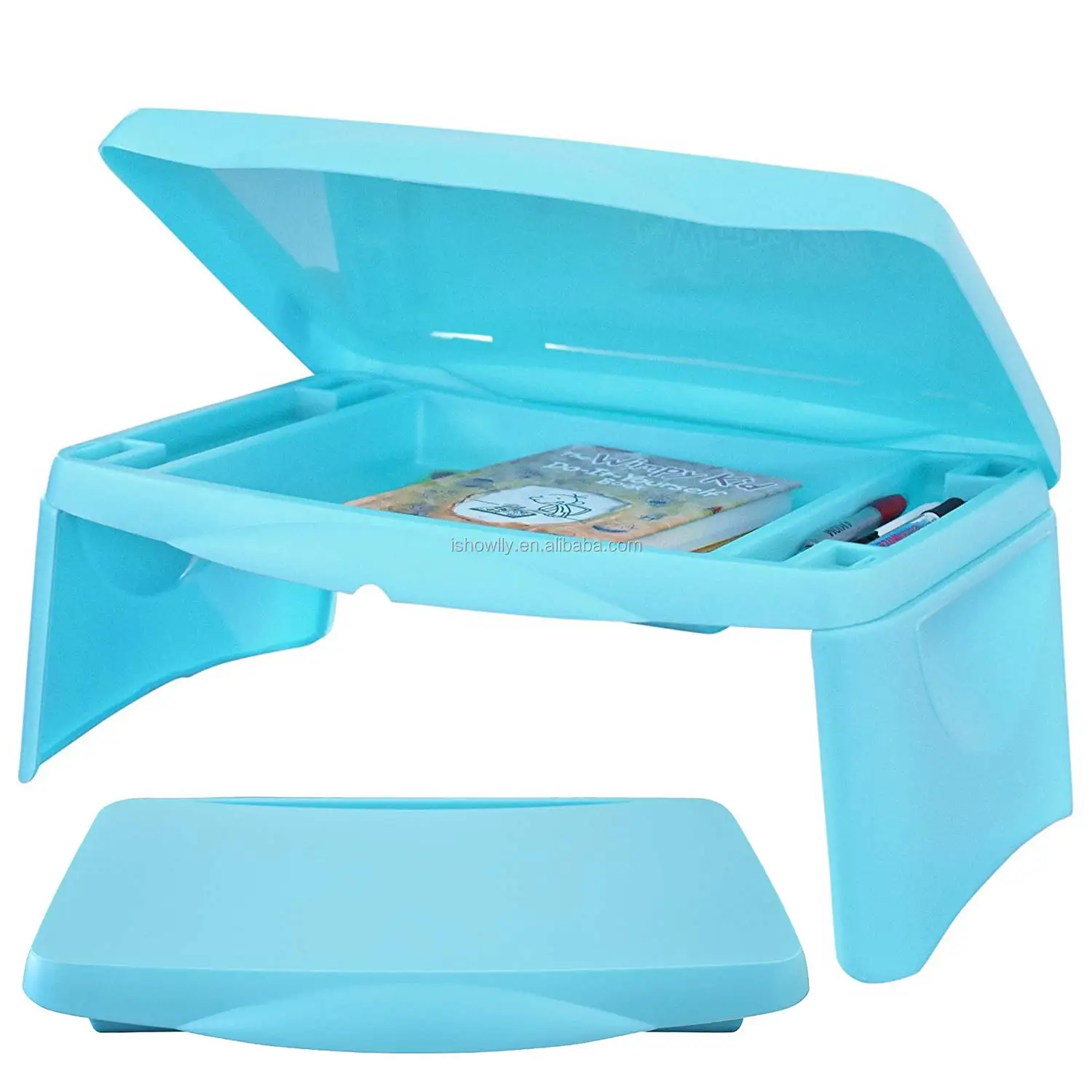 Hot Sale Plastic Portable Deluxe Collapsible Folding Lap
