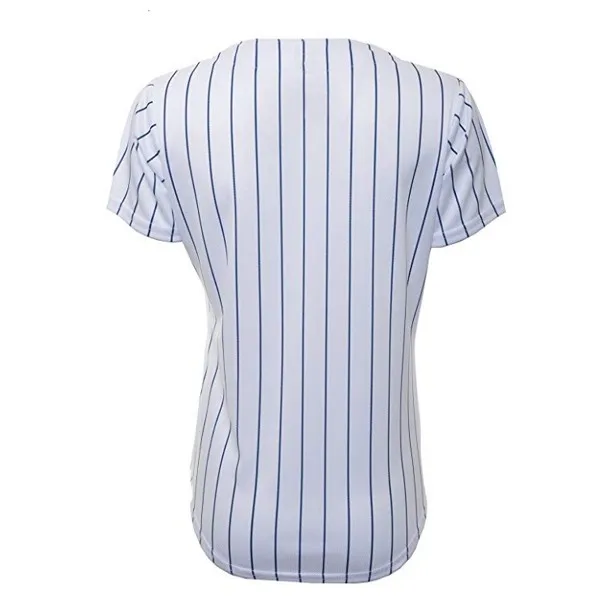 Solid Blank Ladies Red And White Cotton Baseball Jersey Buy Ladies
