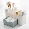 2019 6 Grid Stackable Cosmetics Makeup Jewelry Storage Display Box Cube Acrylic Makeup Nail Polish Organizer