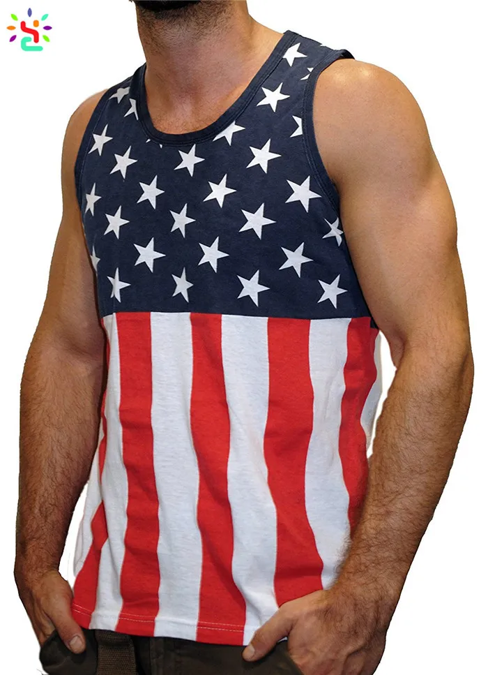 american flag singlet mens